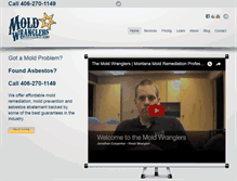 Tablet Screenshot of moldwranglers.com